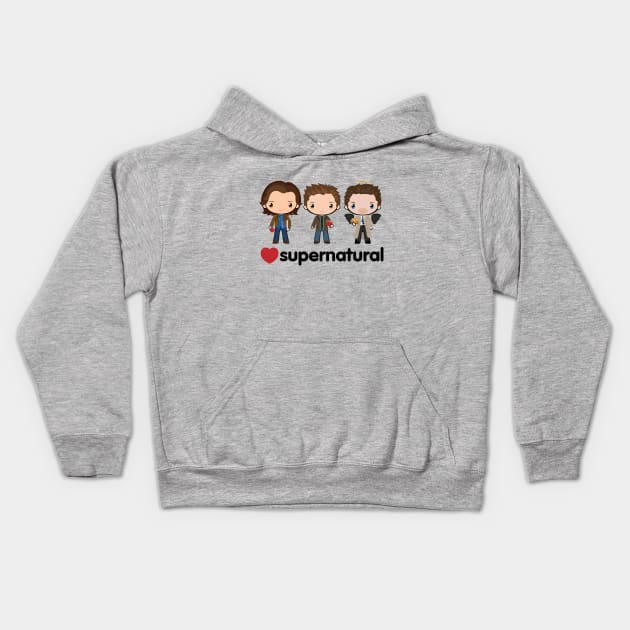 Love Supernatural Kids Hoodie by KYi